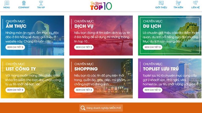 TOP10DANANG - Công ty cung cấp thông tin uy tín tại Đà Nẵng