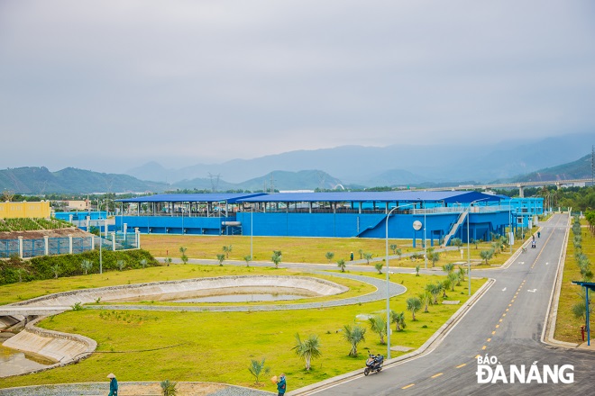 On the morning of March 29, the Hoa Lien Water Plant at the first phase came into operation with a daily capacity of 120,000m3 of water.