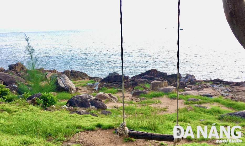 The Yen Ngua Beach is famous for its wild and pristine features.. Photo: Huynh Le