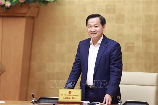 Phó Thủ tướng Lê Minh Khái. Ảnh: Dương Giang/TTXVN