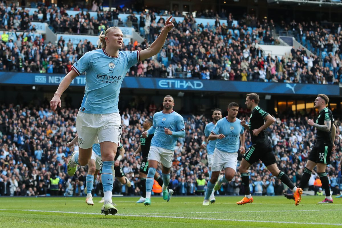 Haaland lại tỏa sáng để giúp Man City giành chiến thắng. (Nguồn: Getty Images)