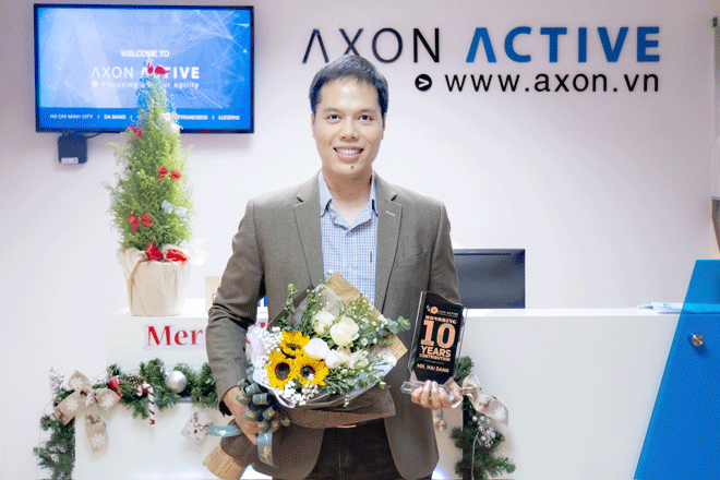  Mr. Dang Ngoc Hai, General Secretary of the Da Nang Software Business Association cum Director of the city branch of the Axon Active Vietnam Co., Ltd, 