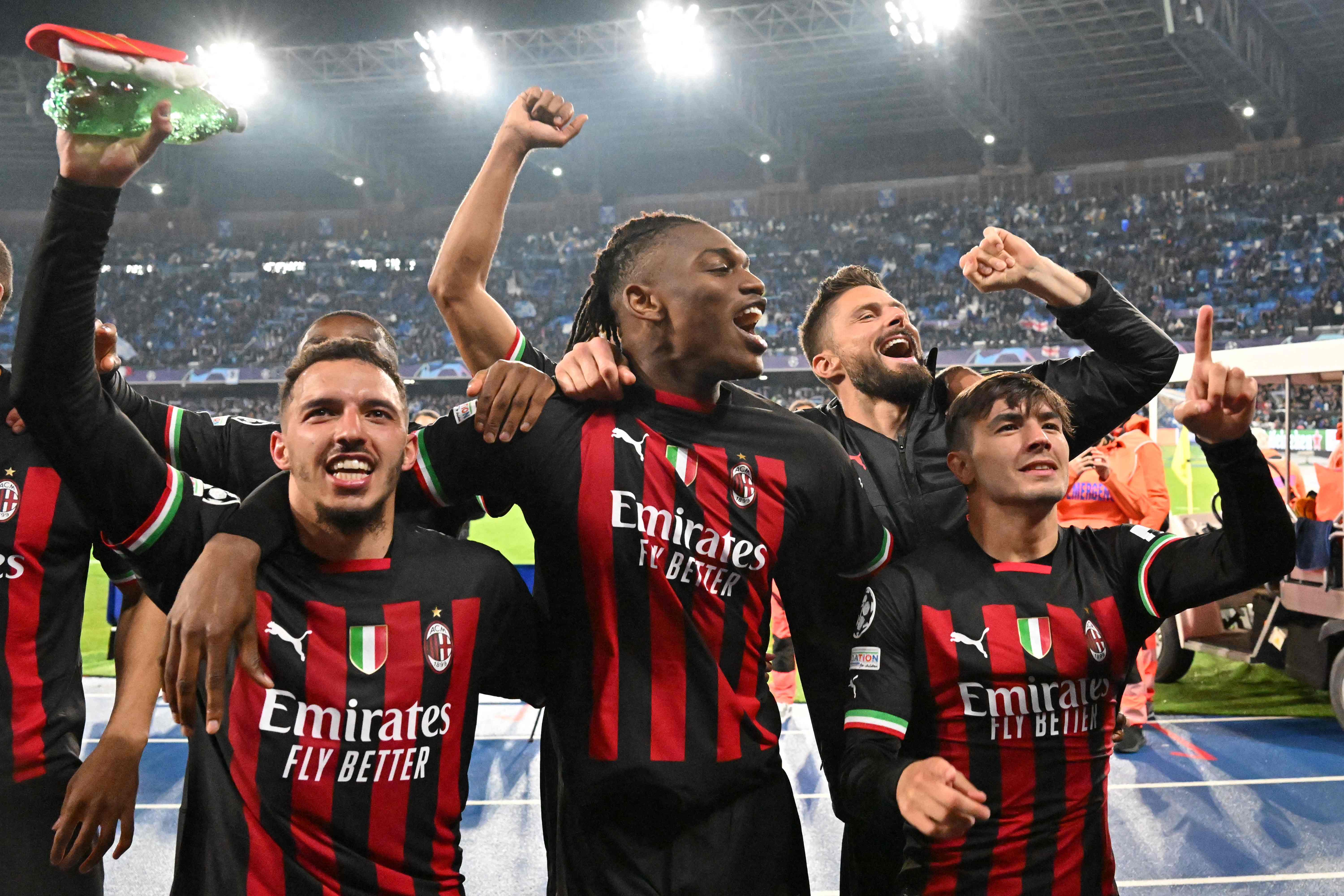 AC Milan vào bán kết Champions League mùa này. (Nguồn: Getty Images)