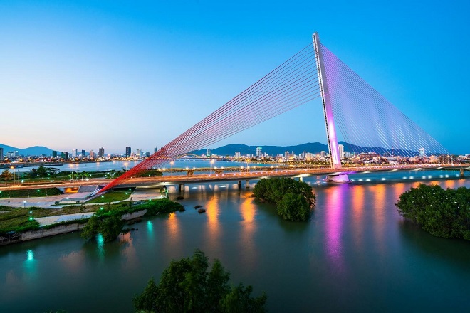 Cầu Trần Thị Lý - một trong “tứ đại mỹ kiều” của Đà Nẵng.