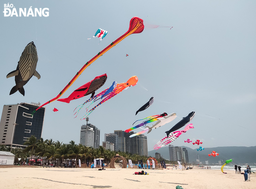 Kite flying festival colours up Da Nang sky Da Nang Today News