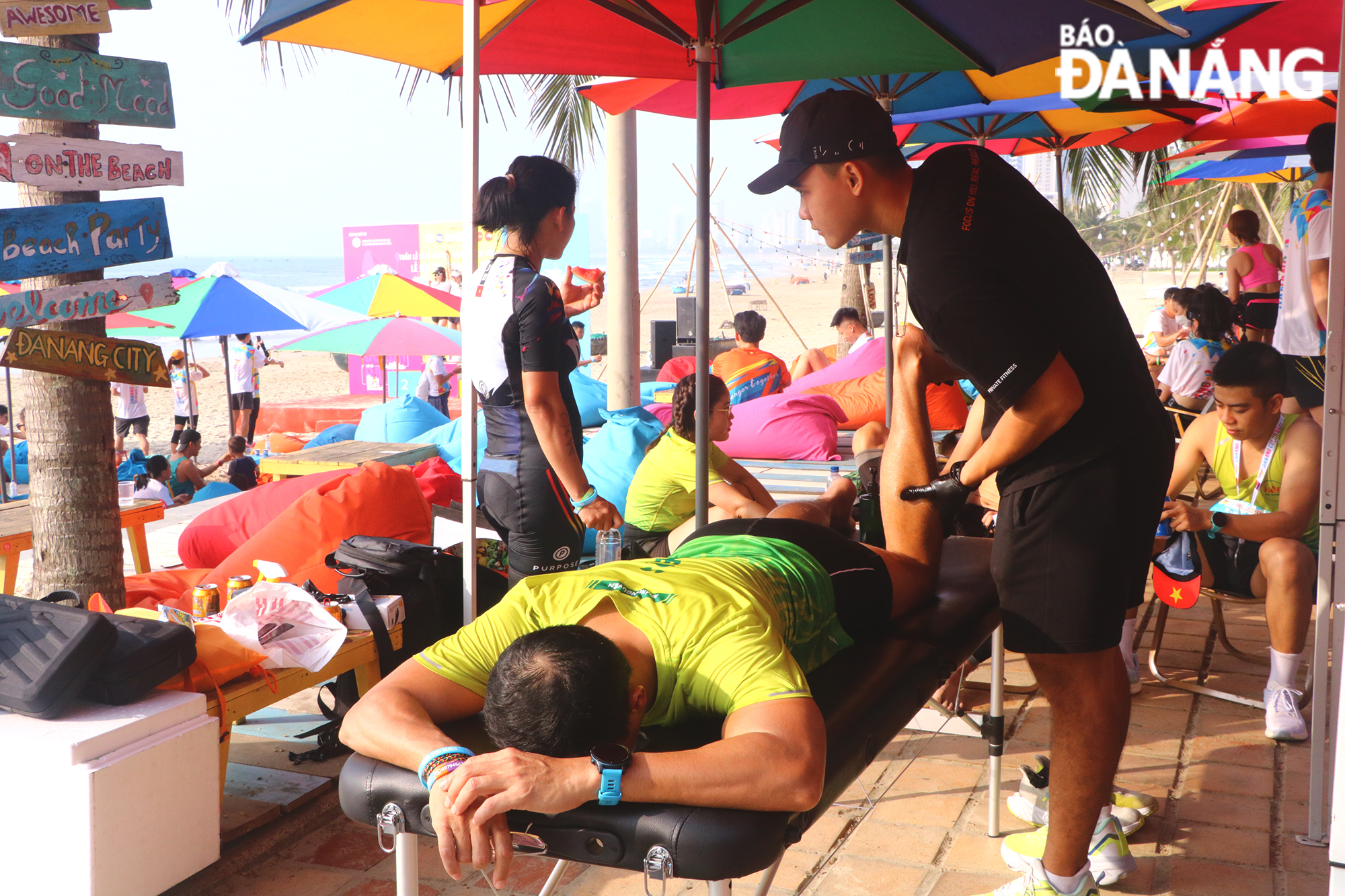  The event’s organisers support athletes to make recovery after participating in the competition.