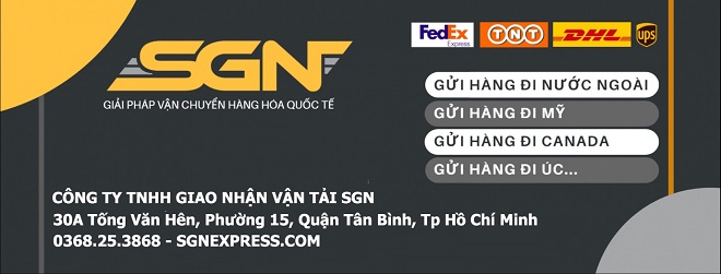 Công ty SGN Express nhận chuyển hàng đi Mỹ