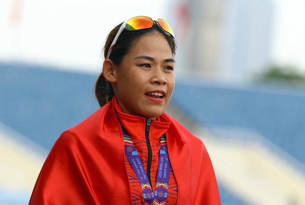 Thanh Phúc 'mở hàng' HCV cho Điền kinh Việt Nam tại SEA Games 32