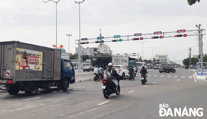 Bảo đảm trật tự an toàn giao thông trên đường Ngô Quyền - Ngũ Hành Sơn