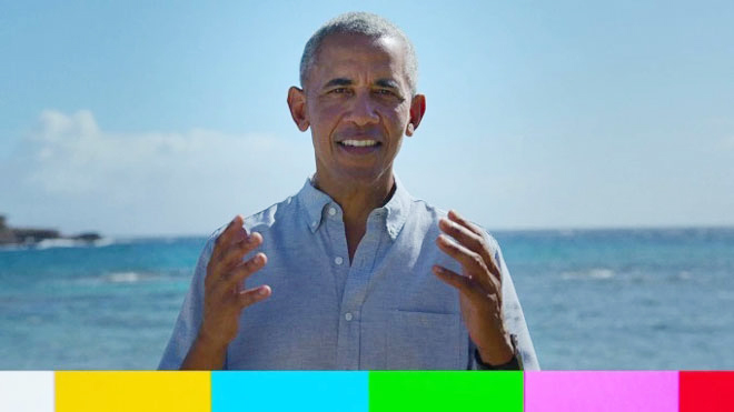 Cựu Tổng thống Mỹ Barack Obama trong series phim “Our Great National Parks” trên Netflix. Ảnh: NETFLIX