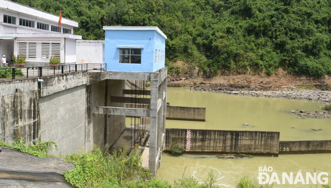 Thủy điện Sông Bung 6 vận hành xả nước về hạ du.