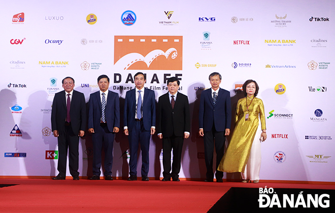 Delegates at the opening ceremony of the first Da Nang Asian Film Festival in 2023. Photo: X.D