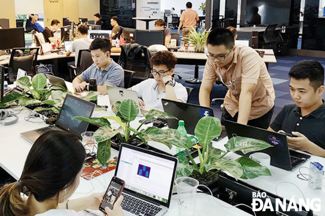 IT enterprises in Da Nang are having many advantages and they are supported in penetrating the international market. Photo: H.A