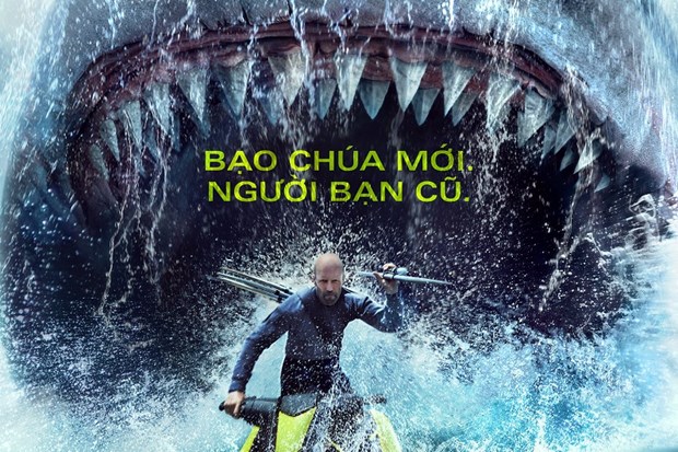 Jason Statham trở lại cùng Cá mập bạo chúa 2.