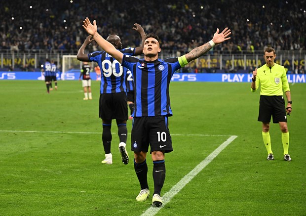 Lautaro Martinez lập công đưa Inter vào chung kết.