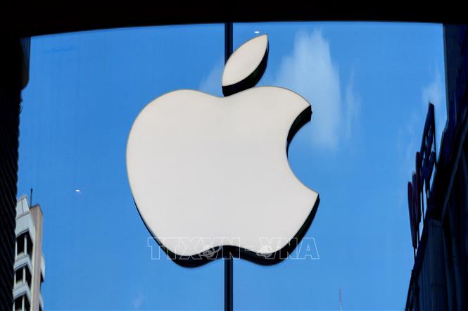 Biểu tượng Apple. Ảnh: AFP/TTXVN