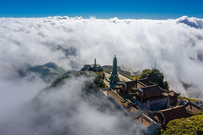 Fansipan is also known as “Gateway to the Sky”. Credit: Le Hoang Vu.