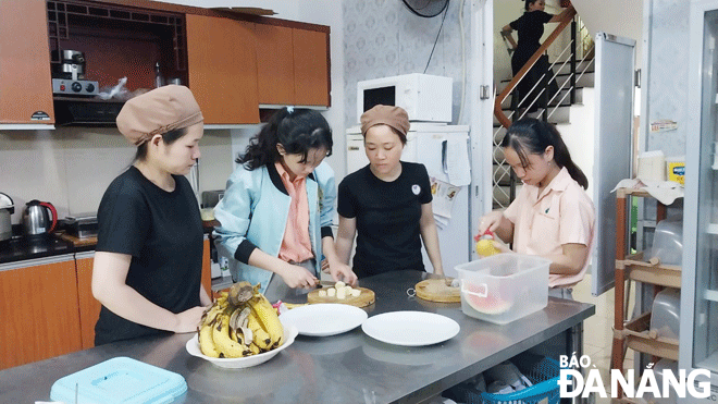 Happy Heart Restaurant’s staff offering vocational training for people with disabilities. Photo: T.D