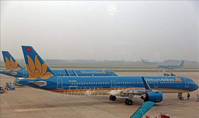 Vietnam Airlines nối lại đường bay xuyên Đông Dương. Ảnh: Huy Hùng/TTXVN