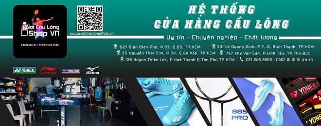 Vợt Cầu Lông Shop - Nơi tiếp lửa đam mê  cho người chơi cầu lông thứ thiệt