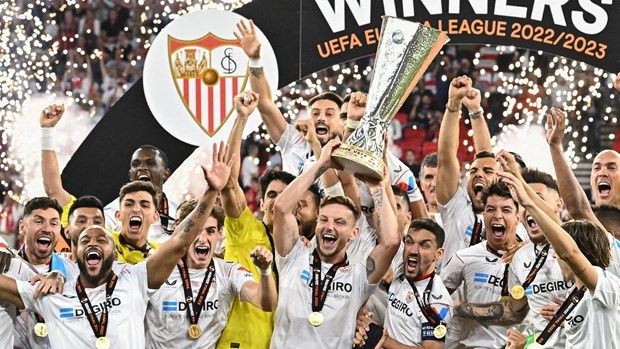 Sevilla vô địch Europa League. (Nguồn: Getty Images)