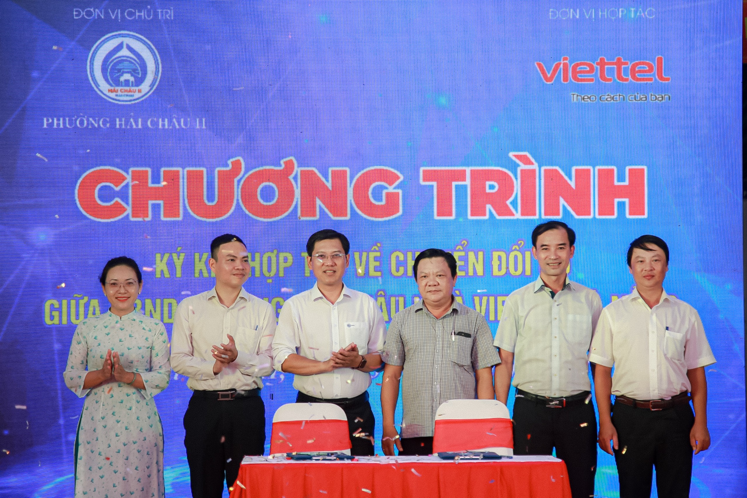 Viettel Da Nang will support Hai Chau 2 Ward in implementing digital transformation-related tasks. 