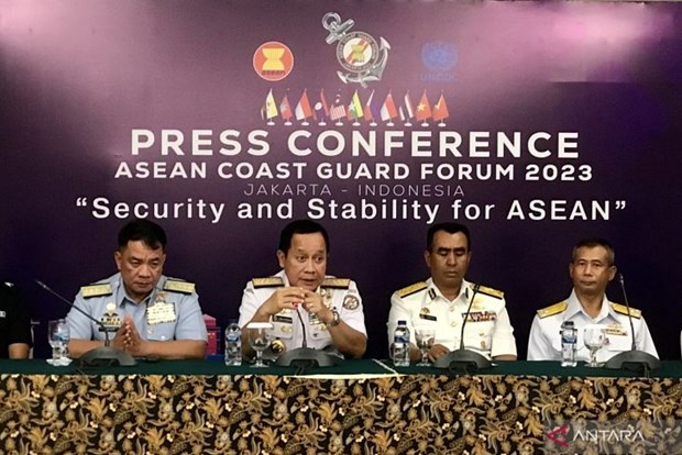 The Indonesian Maritime Security Agency (Bakamla) is chairing the 2023 ASEAN Coast Guard Forum in Jakarta from June 6-9 (Photo: antaranews.com)