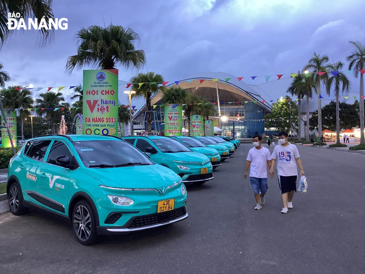 Electric taxis available in Da Nang are about to be put into operation.