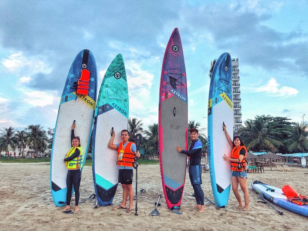 The SUP rowing movement in the city has gradually developed over the years. Photo: P.N