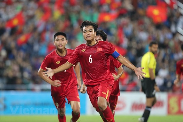 U17 Việt Nam tự tin sang Thái Lan dự vòng chung kết U17 châu Á 2023. (Ảnh: Vietnam+)