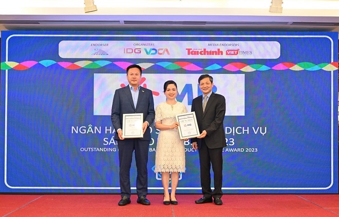 Tính năng chuyển tiền quốc tế online trên BIZ MBBank được vinh danh ở hạng mục “Ngân hàng có sản phẩm/dịch vụ sáng tạo tiêu biểu” tại giải thưởng Ngân hàng Việt Nam tiêu biểu 2022.