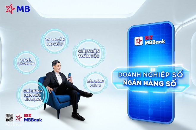 BIZ MBBank cung cấp nhiều tiện ích cho khách hàng doanh nghiệp.