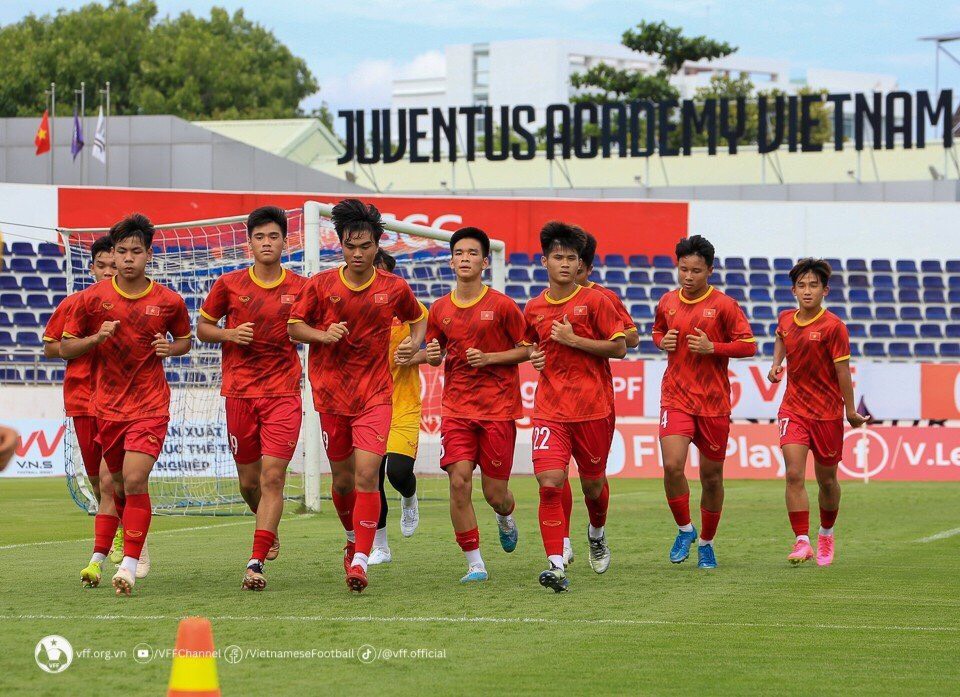 U17 Việt Nam được kỳ vọng viết tiếp giấc mơ World Cup. Ảnh: VFF