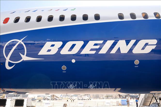 Biểu tượng của Boeing. Ảnh: AFP/TTXVN