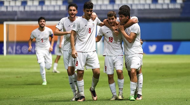 U17 Iran là đội thứ 6 vào tứ kết, và sẽ đối đầu với U17 Yemen. (Nguồn: AFC)