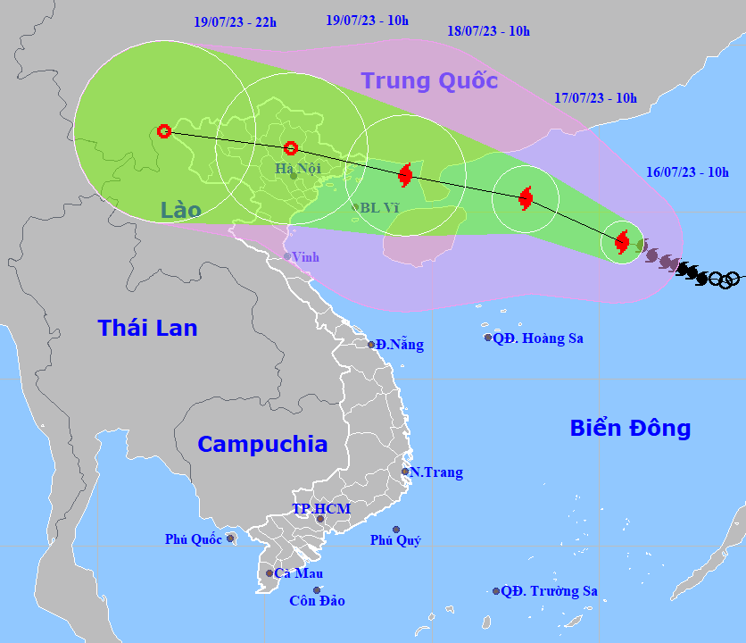 Bão số 1 còn có khả năng mạnh thêm