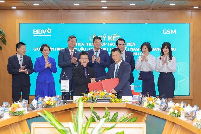 Công ty GSM ký kết thoả thuận hợp tác toàn diện với Ngân hàng BIDV - Chi nhánh Quang Trung