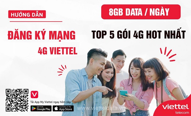 Đăng ký mạng Viettel tháng -  Top 5 gói cước hot nhất 2023