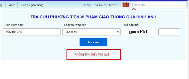 Tra cứu phạt nguội rất dễ dàng.