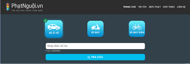 Tra cứu phạt nguội tại website PhạtNguội.vn nhanh gọn, dễ dàng. 