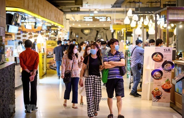 People at a shopping mall in Bangkok, Thailand (Photo: AFP/VNA)