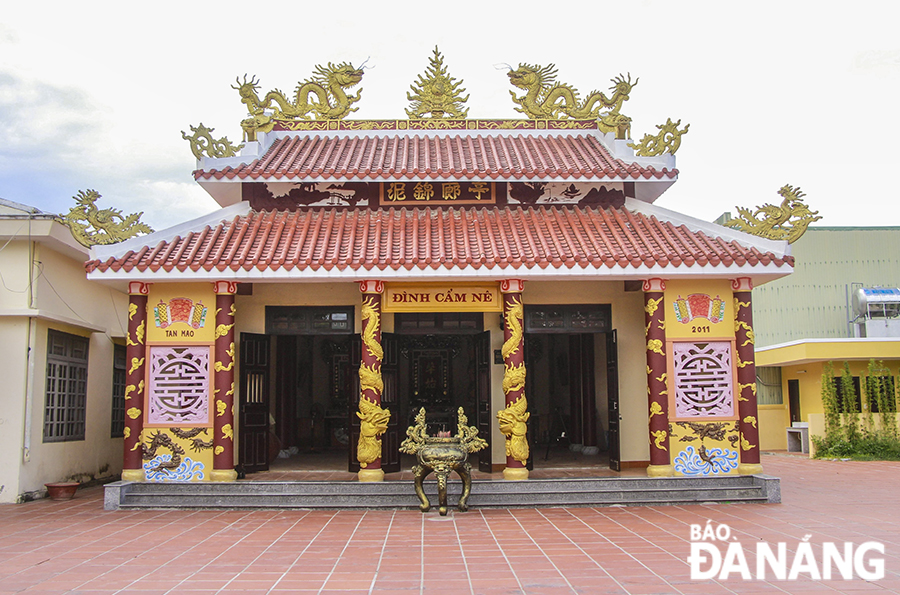 The Cam Ne village communal house is one of five and the second one in Hoa Tien Commune to be ranked as a municipal-level relic.