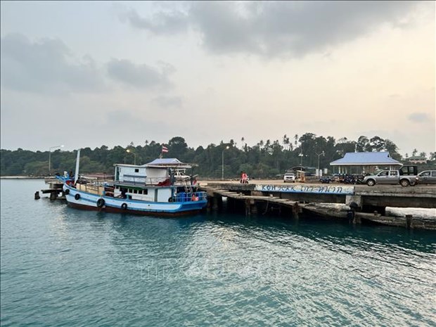 A pier on Koh Mak island in Trat province of Thailand (Photo: VNA)