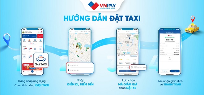 Trải nghiệm “Gọi Taxi” trên ví VNPAY với nhiều ưu điểm vượt trội.
