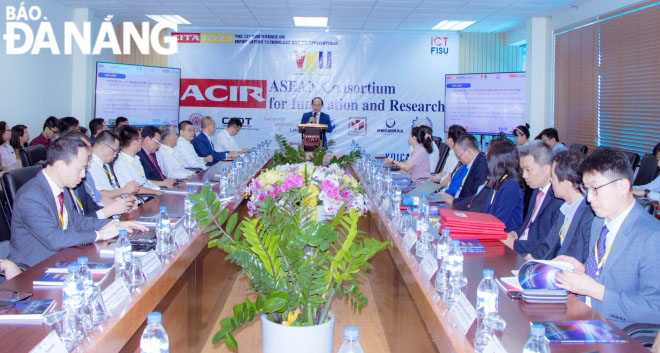 A scene of the ASEAN Consortium for Innovation and Research (ACIR) forum. Photo: NGOC HA