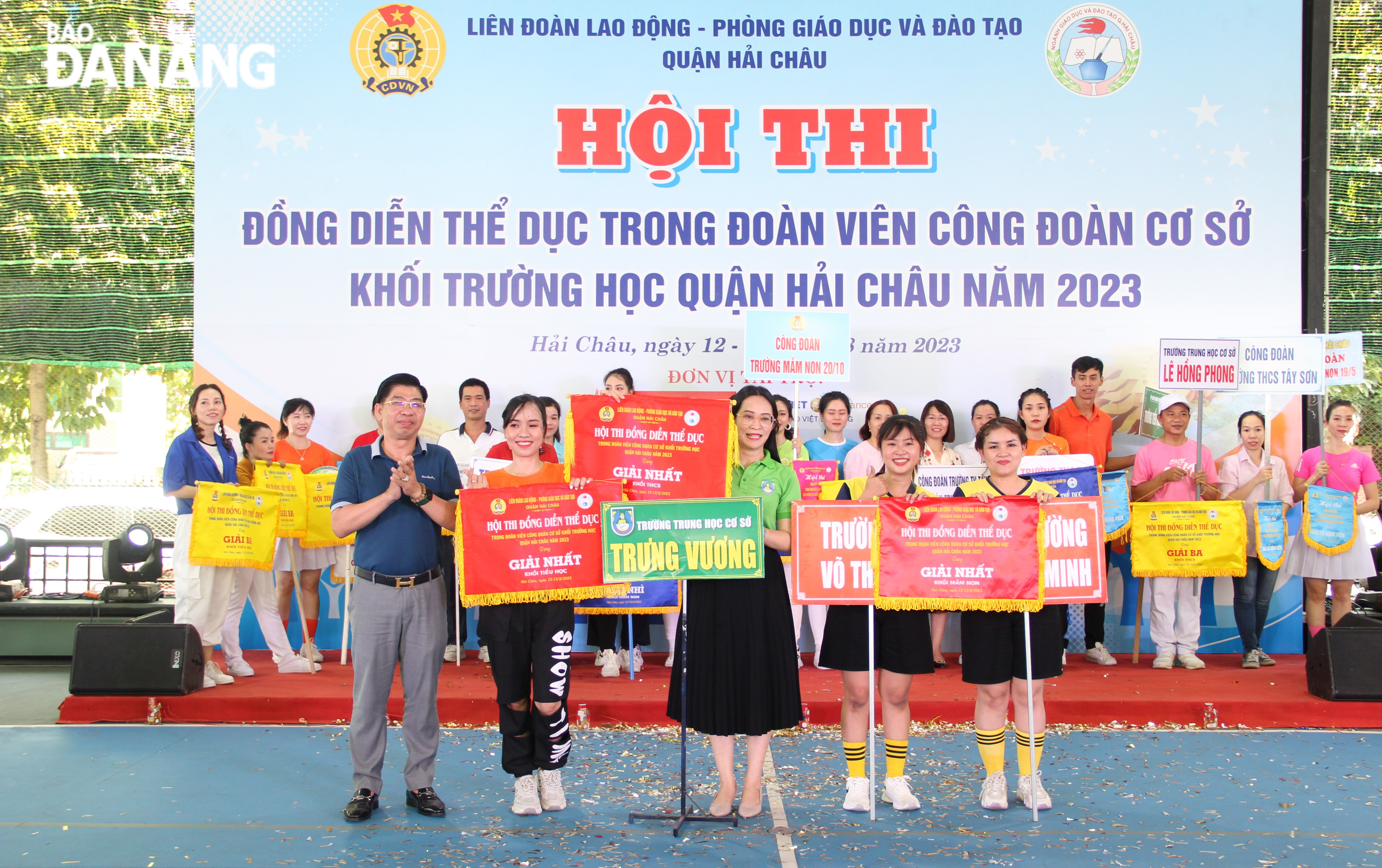 Bế mạc hội thi đồng diễn thể dục quận Hải Châu