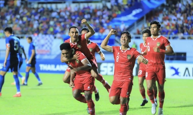Thắng U23 Thái Lan, U23 Indonesia gặp U23 Việt Nam ở trận chung kết U23 Đông Nam Á