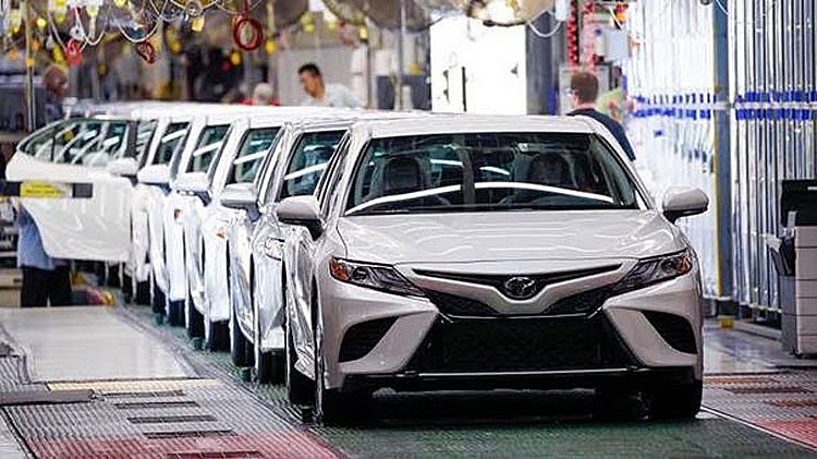 Tất cả nhà máy của Toyota ở Nhật Bản dừng hoạt động