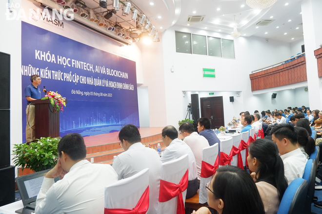 Các đại biểu tham dự khóa học Ảnh: M.Q 