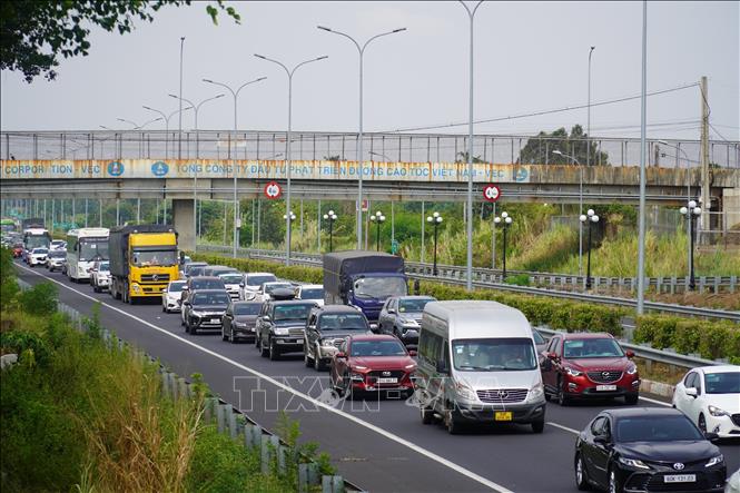 Điểm cuối cao tốc TP Hồ Chí Minh - Long Thành - Dầu Giây. Ảnh: Công Phong/TTXVN 